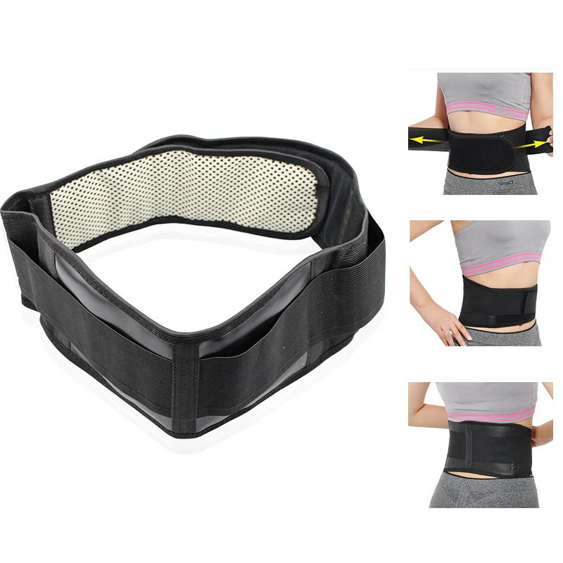 

* Tcare Adjustable Waist Tourmaline Self heating Magnetic Therapy Back Waist Support Belt Lumbar Brace Massage Band Health Care