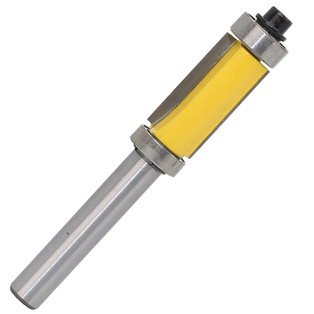 8mm Shank Flush Trim Router Bit with Bearing for Wood Template Pattern Bit Milling Cutter Dremel Woodworking Tool 2019 New