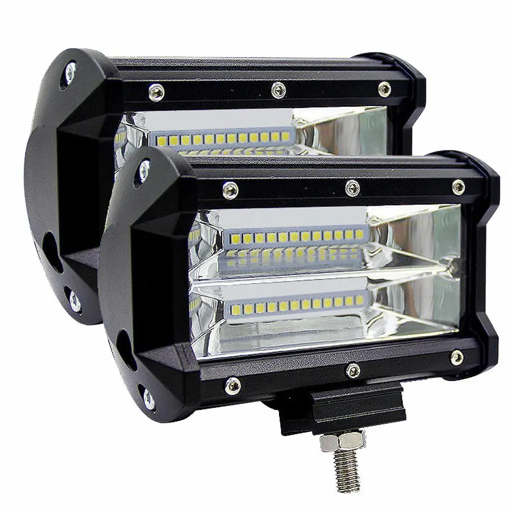 

2PCS 5inch 72W 6500K LED Work Light for Driving Fog Lamp Offroad Truck SUV