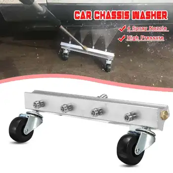 

High Pressure Washer Car Under Body Chassis Power Washer Car Washing Machine 4 Spray Nozzle Cleaner Kit for 1/4" Connector