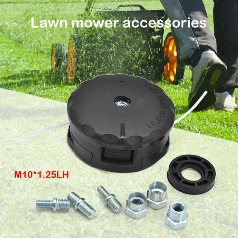 

Trimmer Head Set Multi-size Bolt Stud String Trimmer Head Set Kit for Brushcutter Lawn Mower