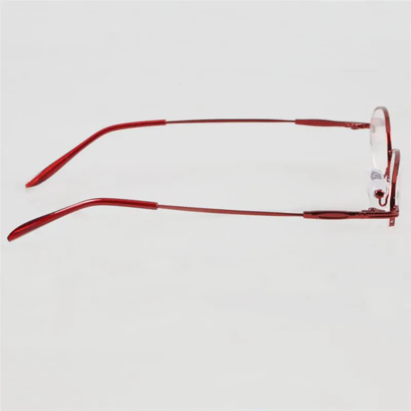 Новые женские очки для близорукости, женские очки с полуоправой, металлические близорукие очки с эффектом памяти, ультралегкие гибкие ножки-от 1,0 до 4,0 M024