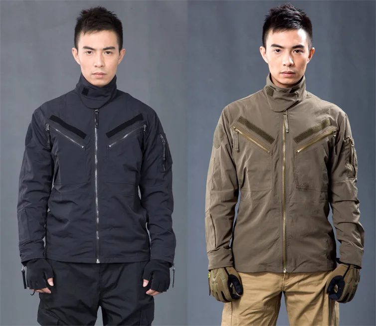 

Outdoor Multi-function Rescue Airborne Assault Combat Clothes Jacket Men Field Training Climbing Hunting Wearproof Tactical Coat