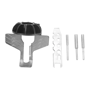 

DANIU Chain Saw Sharpening Attachment Sharpener Guide Drill Adapter Connecting Head Polishing Tool with Measuring Ruler Set Kit