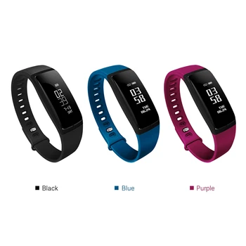 

Fitness Bracelet BT Blood Pressure Heart Rate Bracelet Tracker Monitor Pedometer Smart Band for Android iOS