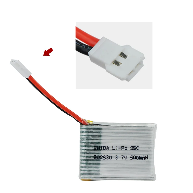 4 5 шт. 3,7 V 500mAh 25C LiPo батарея для Wltoys V931 F949 XK K123 6Ch RC вертолет