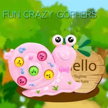 RCtown Baby Kids мультяшная Улитка Форма хит хомяк игра воспроизведение музыки интерактивная игрушка цвет в ассортименте