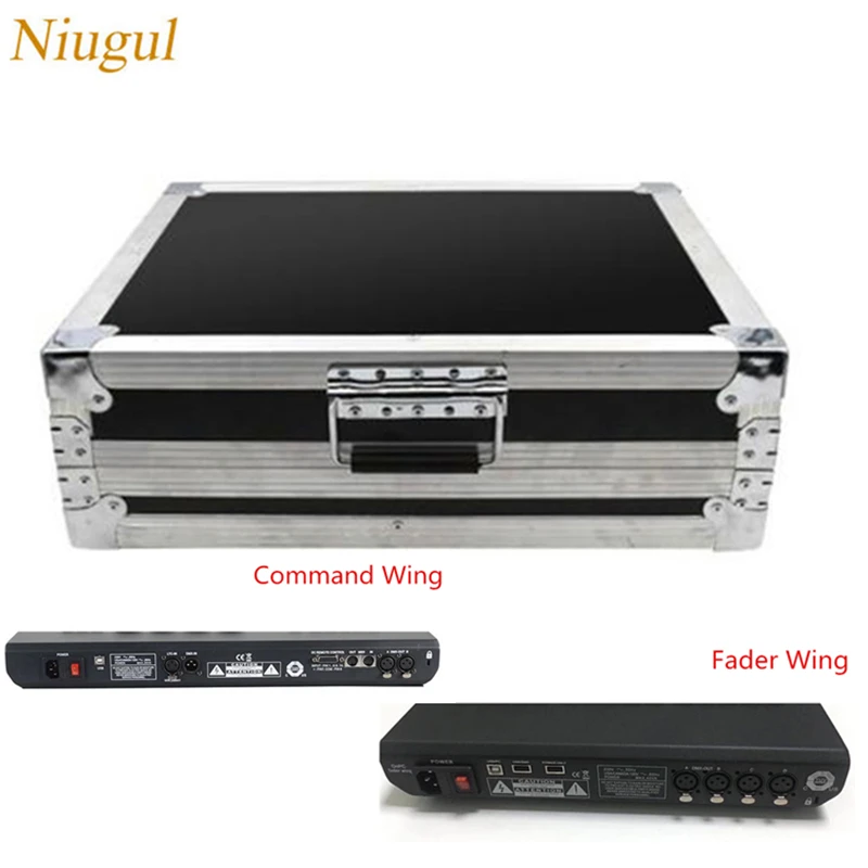 

With Flight Case M-A Command And Fader Wing Pusher Wing Lighting Console For Moving Head Light Par Stage Lighting Equipment