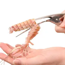 

Creative Kitchen Shrimp Peeler Stainless Steel Prawn Peeler Practical Labor-saving Shrimp Clip Peeling Device for Kitchen Tools