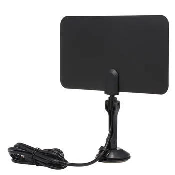 

LAN-1030B TV Antenna Ultra-thin HDTV Receiving Antenna with 25 Miles Range Reciever IEC Male TV Antenna