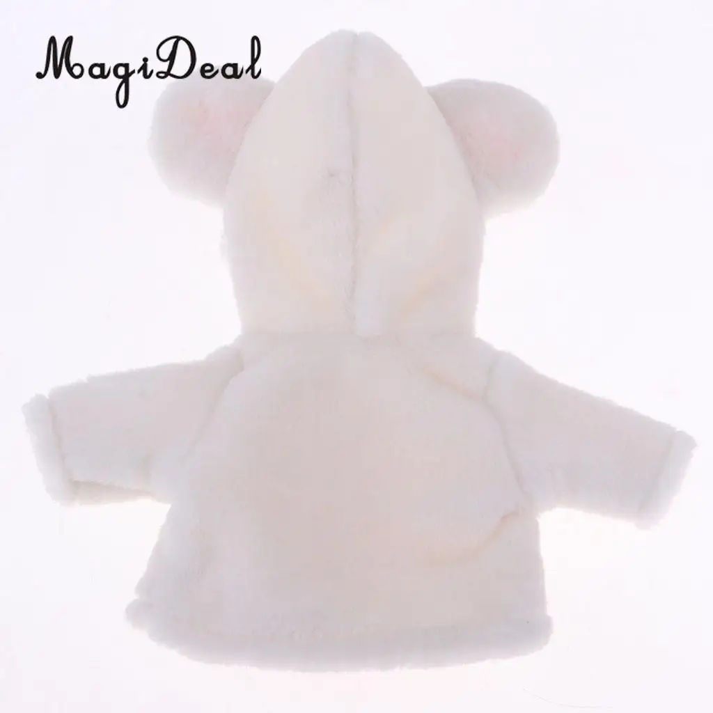 Милая плюшевая шляпа с ушками для 25 см Mellchan Baby Doll аксессуары одежды белая|Куклы| |