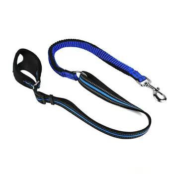 

Nylon Cloth Dog Leash Comfortable Nontoxic Portative Durable Traction Rope for Dogs Pets Outdoor Puppy Walking Size L