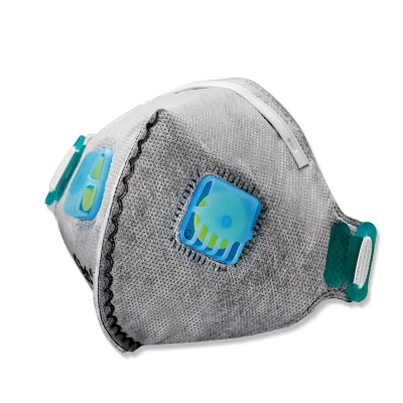 

Dust Mask Activated Carbon Double Breathing Valve Protective Masks Dust Mask Second Hand Smoke Mask