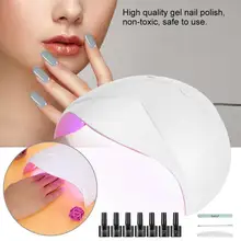 УФ-светодиодный гель Nail Art Набор 36 W ультрафиолетовая гелевая сушилка светлый верх и базы Маникюр комплект для наращивания ногтей комплект ногти аксессуары