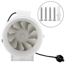 220V завод вытяжной вентилятор 10.5in тихий вытяжной встроенный воздуховод для гидропоника, шатер для выращивания вытяжной вентилятор компрессор воздуха