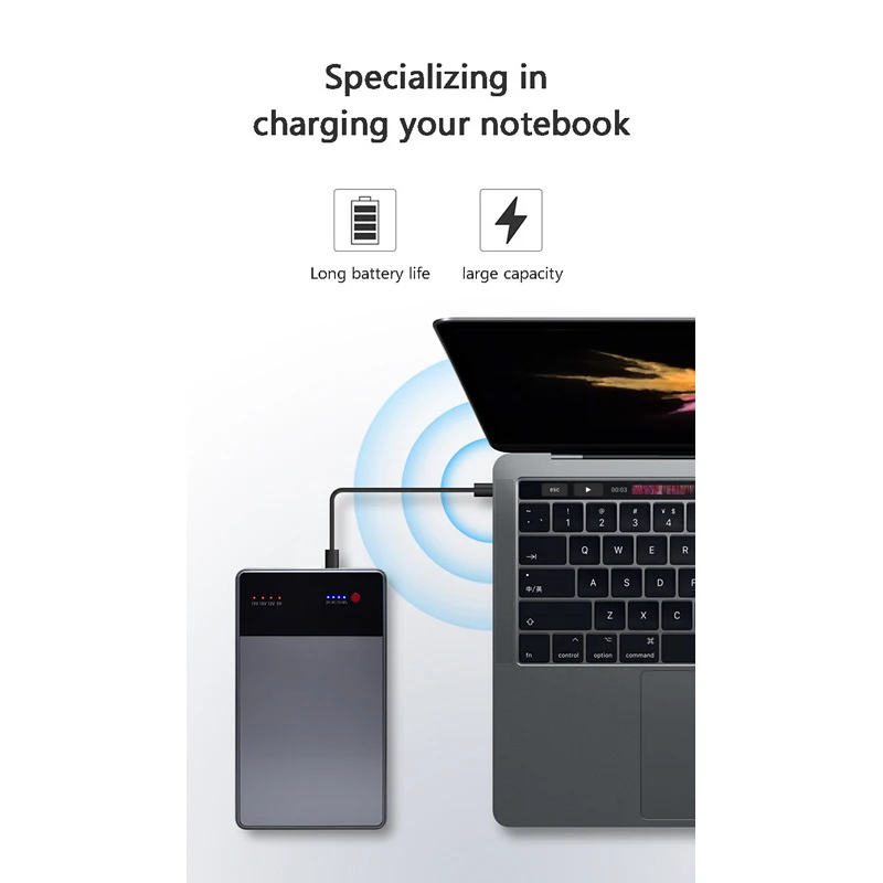 New 30000mAh Notebook Power Bank 3.5A 19V DC 2 USB External Battery Charger For Laptops Notebooks Tablets For iPhone X 8 8 Plus New 30000mAh Notebook Power Bank 3.5A 19V DC 2 USB External Battery Charger For Laptops Notebooks Tablets For iPhone X 8 8 Plus