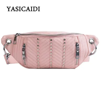 

YASICAIDI women bag for the belt chest female girls ladies bag 2019 high quality bag zone female sachet for hips waistband woman
