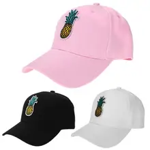 Модные повседневные мужские женские шапки унисекс фруктовая вышивка бейсболка хип-хоп крутая Снэпбэк регулируемые кепки солнцезащитная Кепка козырьки