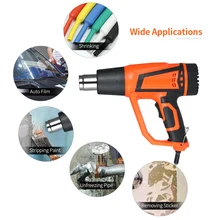 Электрический фена AC220V ЕС вилка 1600 Вт/2000 Вт ручной Электрический фена с переменной температурой горячий нагреватель воздуходувки