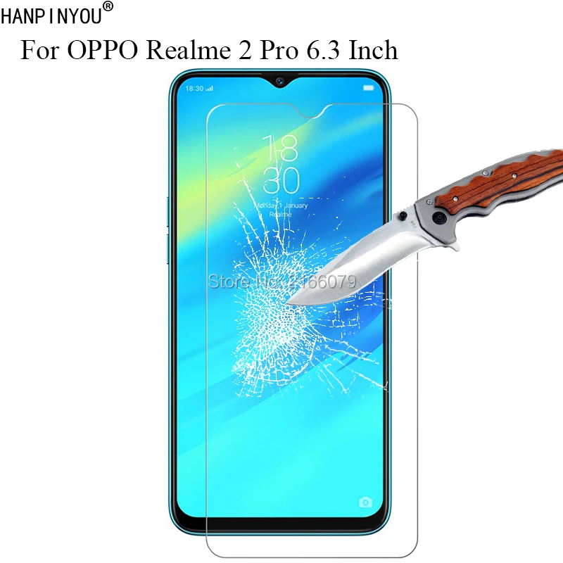 

1 Pc / 2 Pcs 9H 2.5D Tempered Glass Screen Protector For OPPO Realme 2 Pro 2pro 6.3" Phone Protective Film + Clean Tools