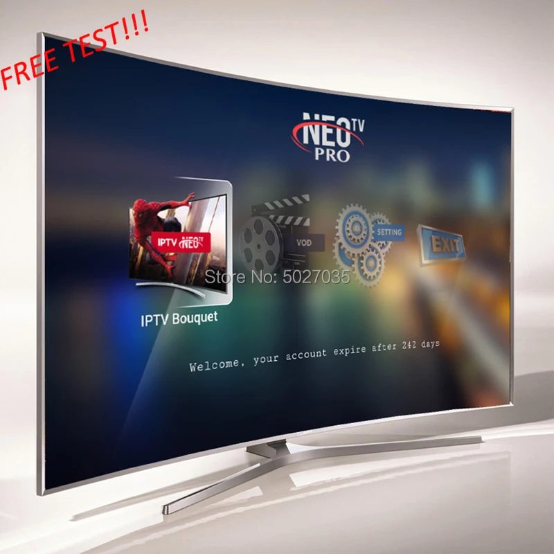 NEO tv Ip tv подписка английский арабский IPTV умнее pro smart tv Европа итальянский польский Испанский Великобритания, Португалия спортивный канал и vod