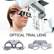 Top Quality Optical Optometry Opthalmic Adjustable Trial Frame Optical Trial Lens Frame PD 54-70mm Pure Titanium Optical creationism on trial