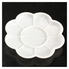 5 шт пластиковые краски для дизайна ногтей Палитра для смешивания цветов диск необходимый инструмент