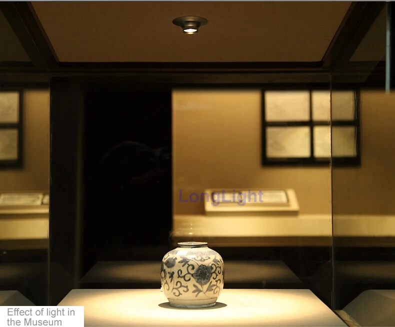 Точечный светодиодный светильник с фокусировкой и зумом, 1 Вт, 3 Вт, 3000 К, 4000 к, Светодиодный точечный светильник Cree Chip, 110 В, 220 В, потолочный витрина, светильник для музейного шкафа