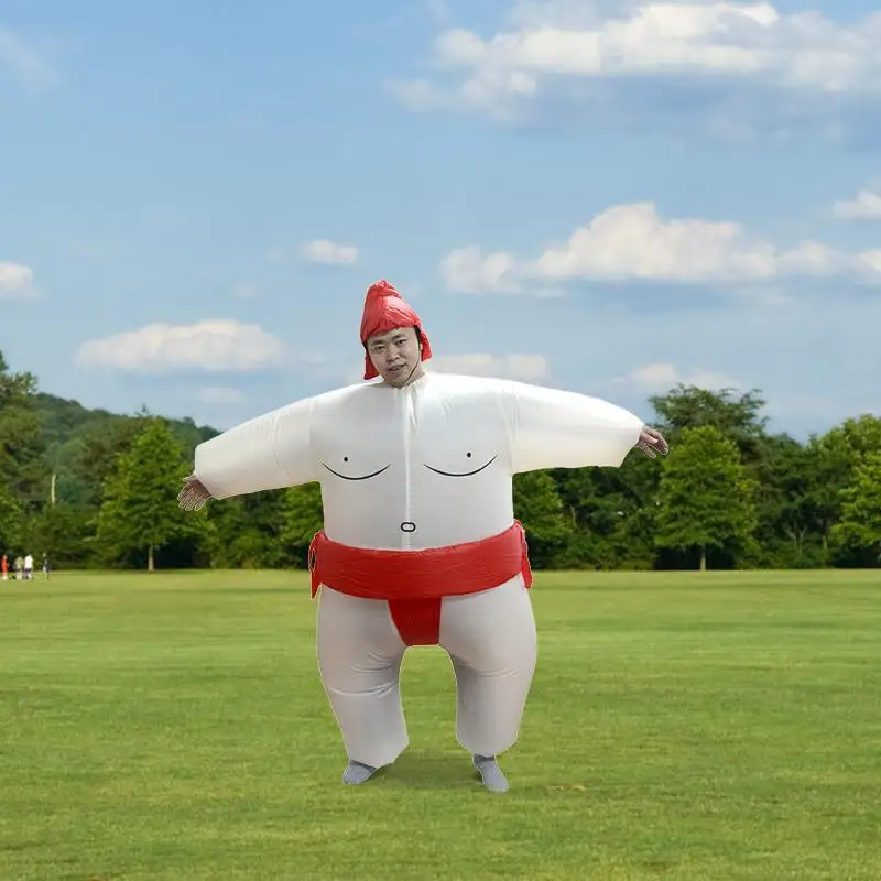 

New Sumo Wrestler Inflatable Costumes Party Dress Cosplay Suit Performance Prop for Men Women Adults Party Supplies