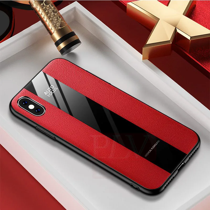 

Luxury Porsche Leather Texture case On For iPhone 6 7 8 X XR XS MAX Protective Covers Coque For iPhone 8 6 7 Plus iphone Case