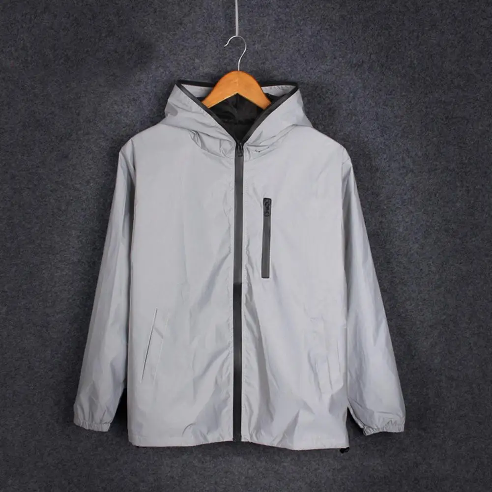 Men/Women Waterproof Reflective Night Shiny Jacket Hip-hop Streetwear Harajuku Hoodie Windbreaker Jackets Night Safe Coats Men/Women Waterproof Reflective Night Shiny Jacket Hip-hop Streetwear Harajuku Hoodie Windbreaker Jackets Night Safe Coats