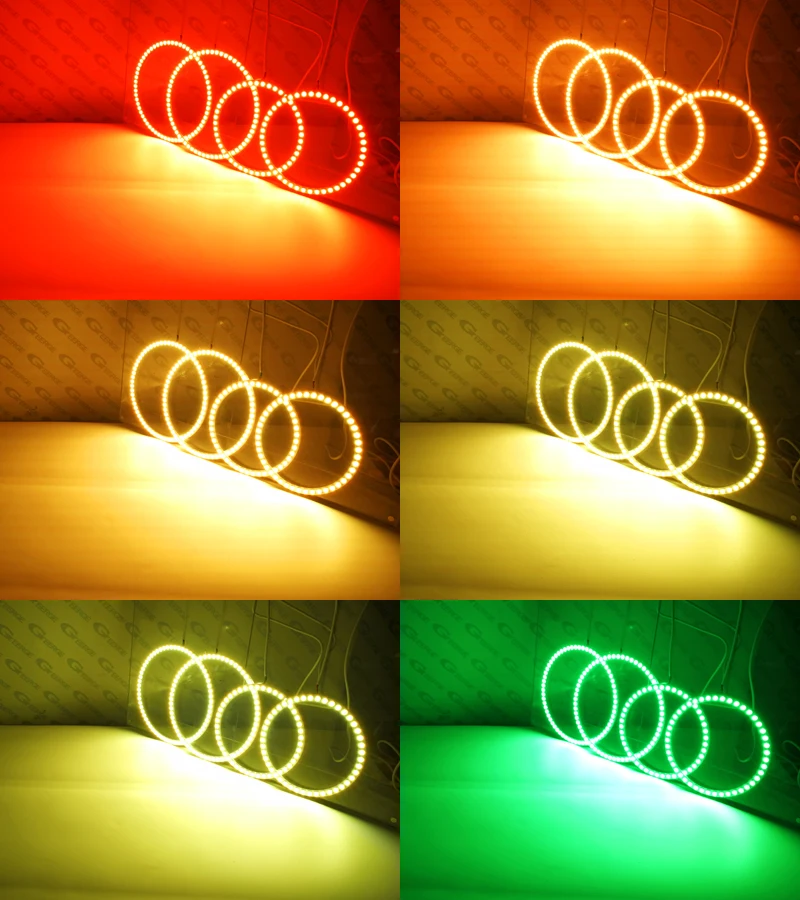  For FIAT PUNTO Mk2 2B 2003 2004 2005 2006 headlight RF Bluetooth Controller Multi-Color Ultra brigh - 32817737649