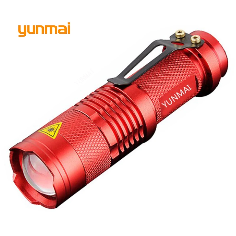 2019 جديدة وقوية ضوء XPE/Q5 مصباح ليد جيب مصباح صغير مصباح محمول صغير Penlight فلاش ضوء الصيد بواسطة AA/14550 بطارية