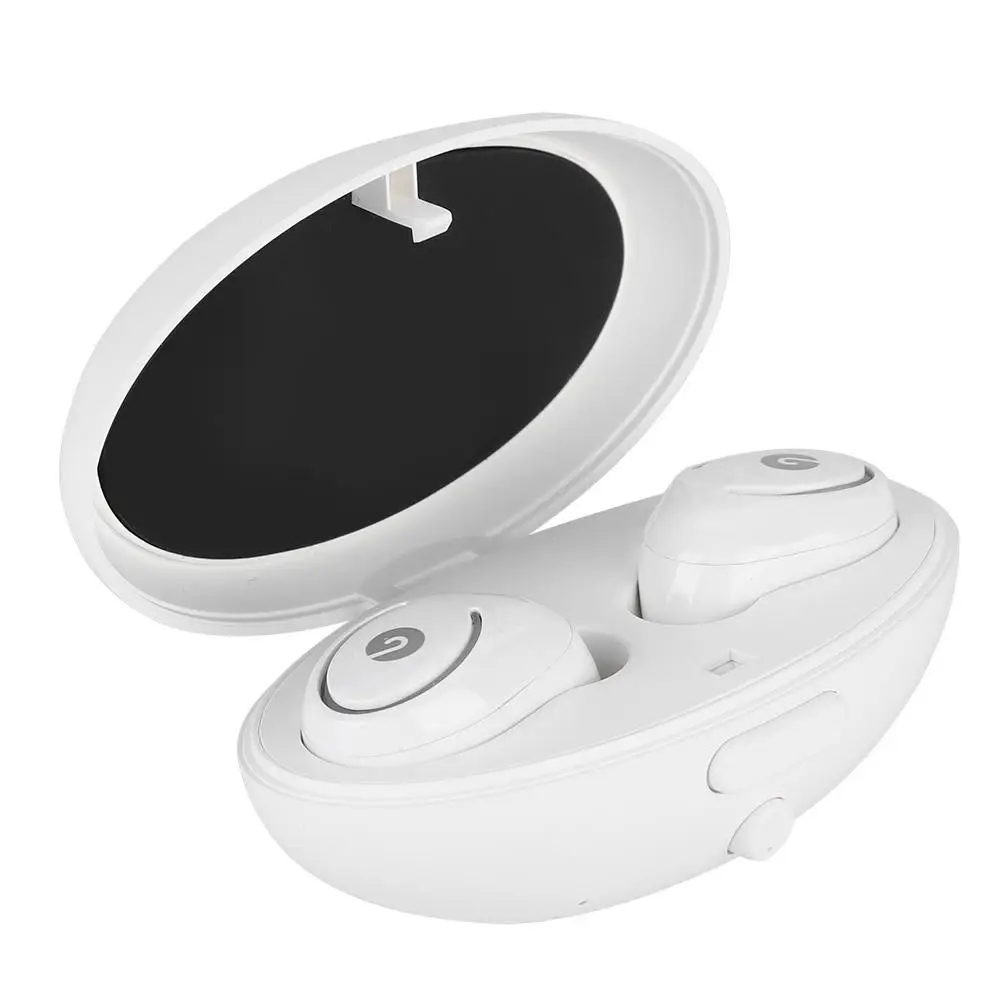 

TWS Binaural Stereo Wireless Earphones Mini 4.2 Bluetooth Sports Headset Earpiece In-ear Hands-free Earbuds for iPhone / Xiaomi