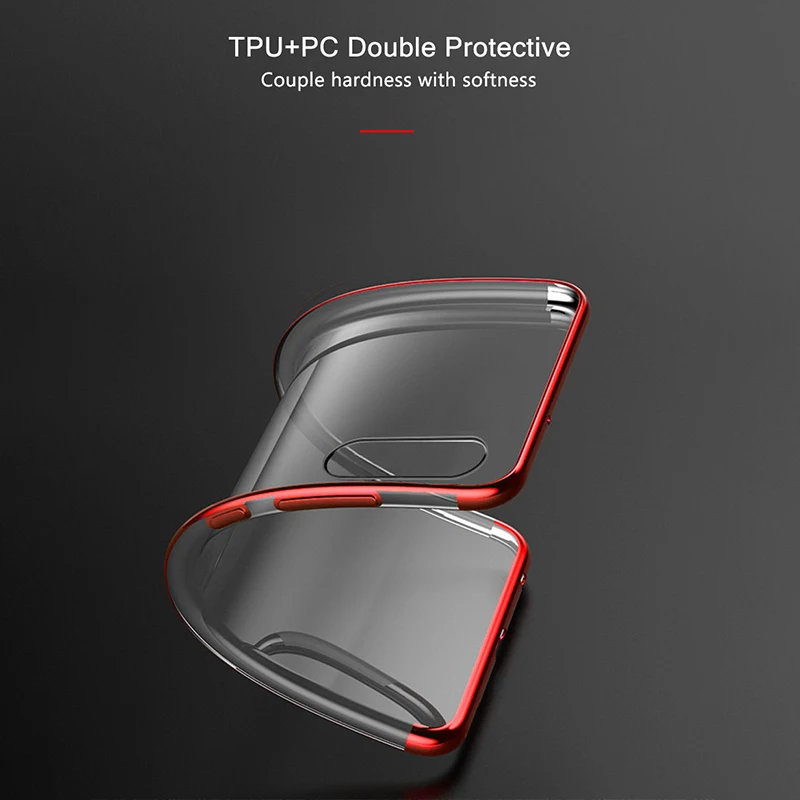 For Xiaomi Mi 9 Case Mi9 SE Cover Clear Transparent Plating Case For Xiaomi Mi9 Mi 9 SE Case Cover Soft Silicone Bumper Cover