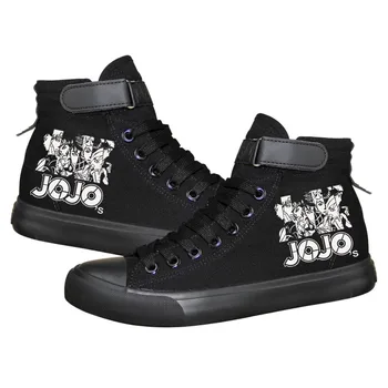 

Classic Cartoon JoJo Bizarre Adventure High Top Lace-up Flat Canvas Shoes A9030