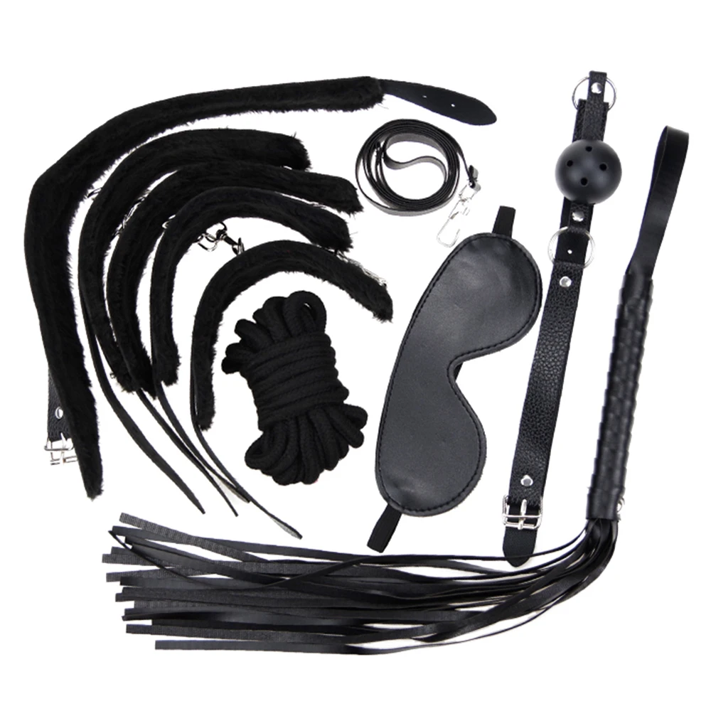 Женские эротические аксессуары ошейник бдсм набор для бондажа зажимы сосков
