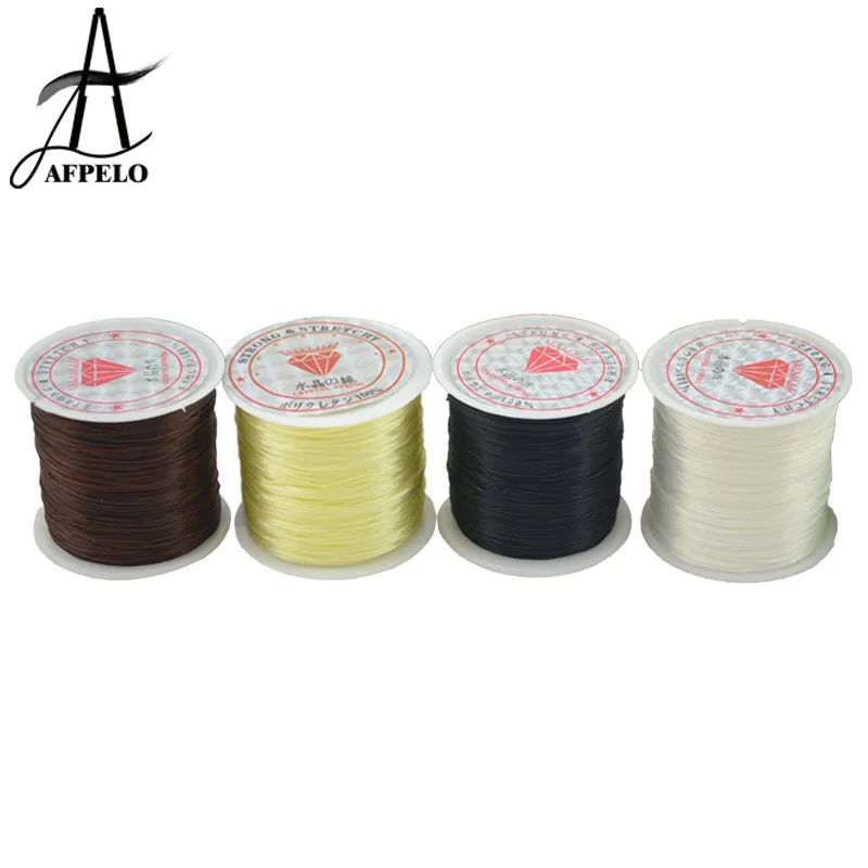 

Wholesale 1rolls 50m/roll Stretchy Elastic Rope Cord Crystal String for Jewelry Making Beading Beading Wire String Thread