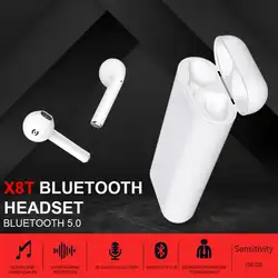 X8T TWS беспроводные Bluetooth наушники гарнитура бинауральные вызовы автоматическое подключение наушники с 3000 мАч большой емкости зарядный