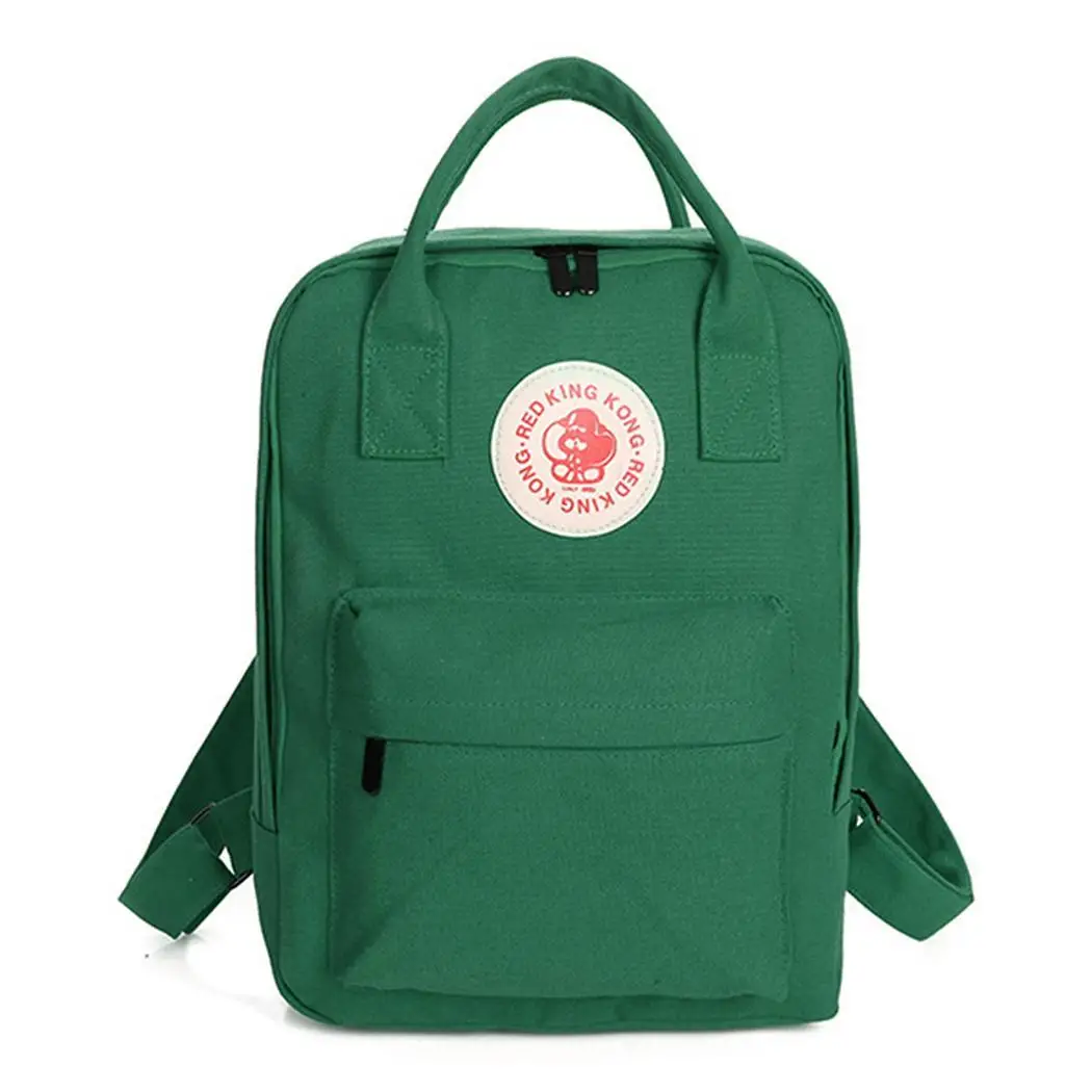 

New Fashion Unisex Canvas Backpack Shoulder Slot Pocket Bag for Daily Casual and Travel Use Zipper Two Straps