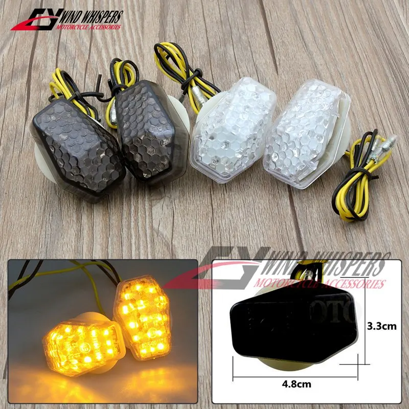

Motorcycle LED Flush Mount Blinker Turn Signals Indicators For Suzuki GSXR600 GSXR750 GSXR1000 DL650 DL1000 SV650 SV1000