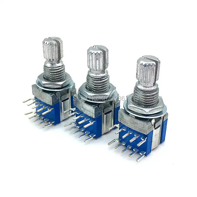 5 Pcs Band Switch Rotary Switch Gear Change Switch 2 Pole 4 Position RS1010 DM