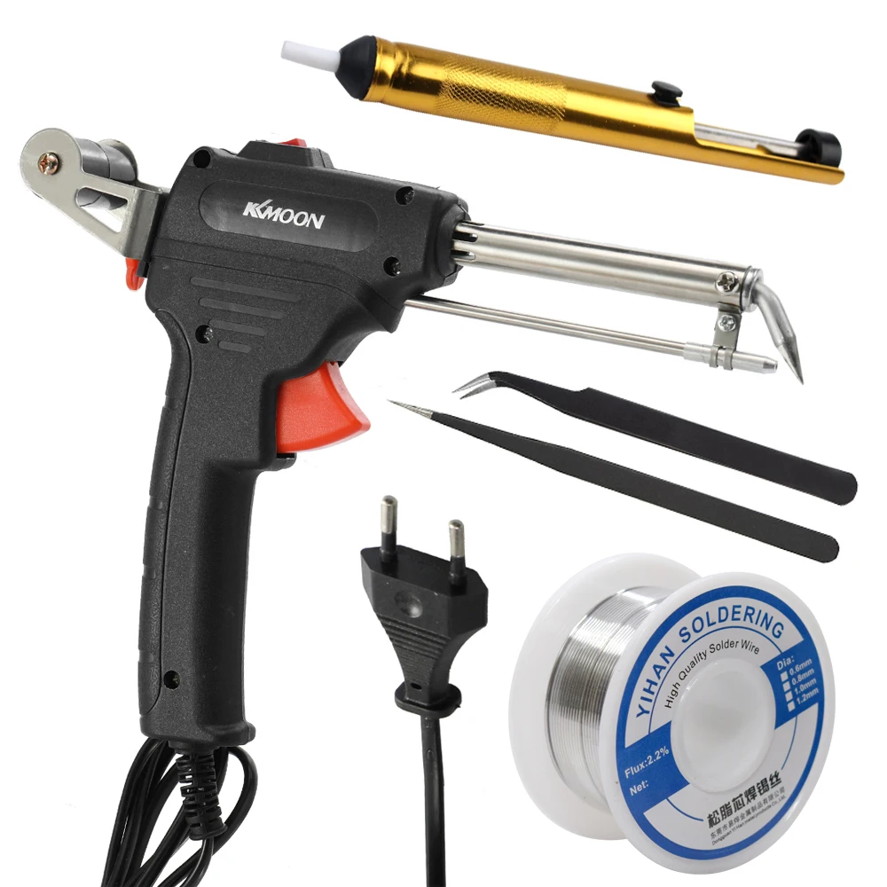 

KKmoon 60W 110V 220V Manual Soldering Machine Household Electric Soldering Iron Set Rework Station Soldering Tool Kit
