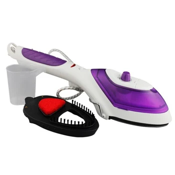 

220V Eu Plug Electric Portable Handheld Garment Steamer For Home Travelling Clothes Steam Brush Cleaning Steam Iron Teflon Pla