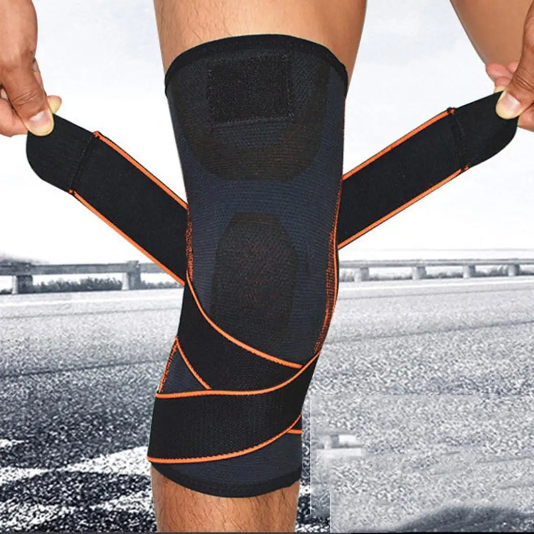 

1pc Knee Sleeve Fitness Sports Running Cycling Bandage Elastic Leg Protective Pad Knee Protector Braces Compression Pad Sleeve