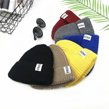 Корея Ins тенденция старая улица хип-хоп короткий Фонд Синий вязаные шерстяные шапки Женская Осенняя обувь и зимой все-матч