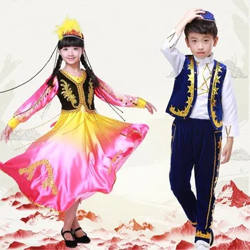 

Songyuexia Children Dance Show Clothing Girl Dimension I Family Performance Clothes