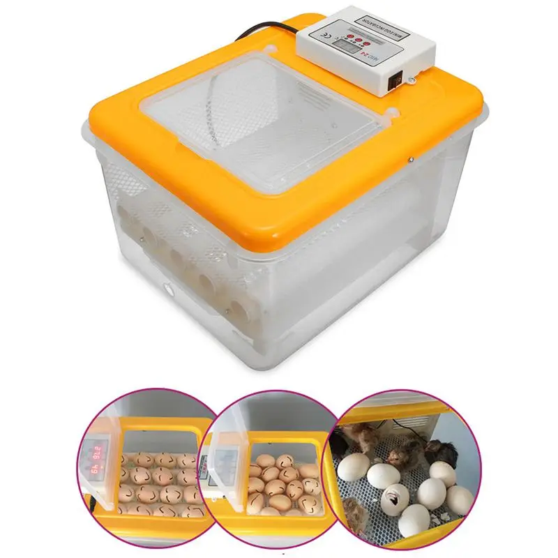 

12 Eggs Automatic Turning Incubator Digital Temperature Control LED Display For For Chicken Duck Eggs Hatcher 220V 30W