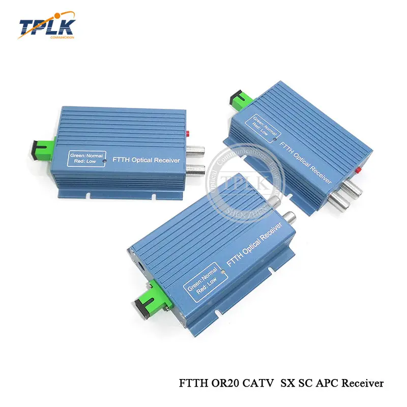 10 шт. FTTH OR20 CATV SX SC APC приемник с 2 выходными портами WDM волоконно-оптический