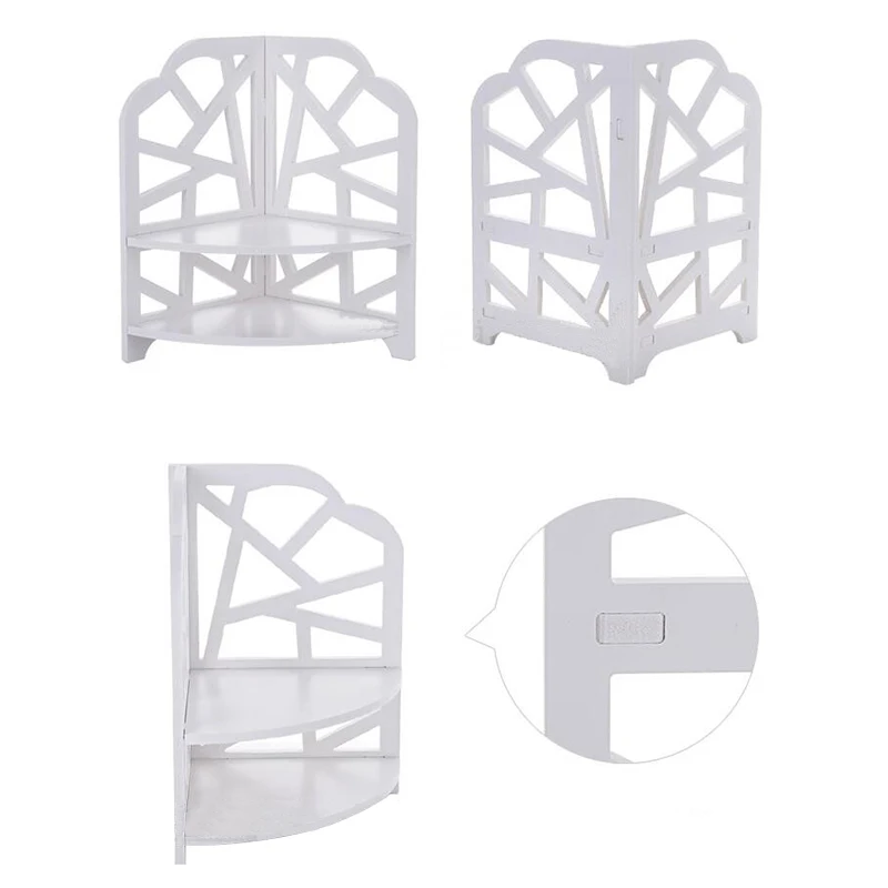 

Desktop Cosmetics Organizer Bathroom Storage Rack Corner Shelf